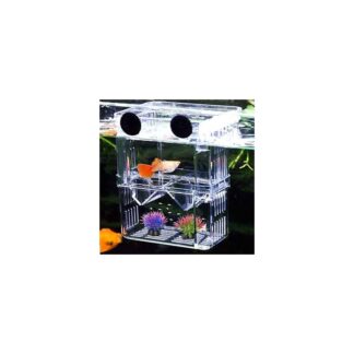 Breeding Box For Aquarium Fish. Large size 13/10/7 cm. Durable Breeding Isolation Box, Hatching Incubation Box For Baby Fish,Shirmp