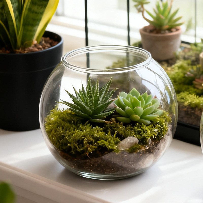 Fish Bowl Vase Clear Shatter-Resistant Aquarium Accessories Bubble Bowl Vase For Table Centerpiece Party Decorations Home Event