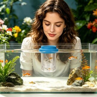Aquarium Breeder Box Floating Hatching Isolation for Fry Fish Hatchery Incubator Box for Home Office Living Room Apartment Tank