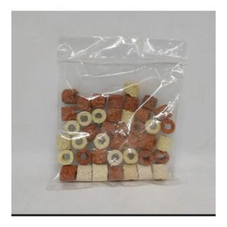 Mix Ceramic Ring(White&red)for Aquarium-100gm