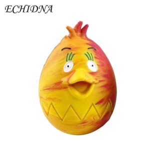 Long Lasting Dog Chew Toy Pet Dog Chew Toy with Built-in Airbag Sound Bird Design Elastic Rubber Interactive Durable Toy for Small Medium Dogs Fun Stress Relief Plaything for Pets