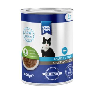Paw Paw Cat Food Can Fish 400gm