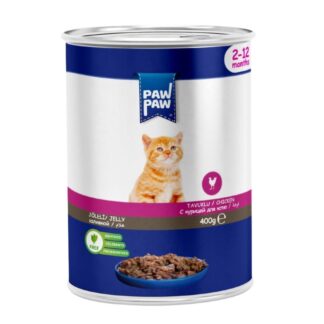 Paw Paw Kitten Cat Food Can Chicken 400gm
