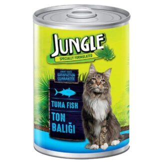Jungle Salmon & Vegetable Cat Wet Foods 415Gm - Cat Food