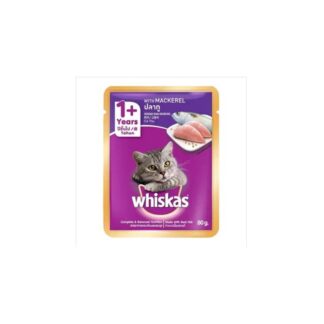 Whiskas Cat Food Mackerel Flavor - 80gm