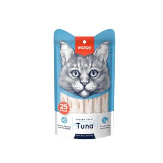 Wanpy Creamy Cat Treat Cat Food Tuna 25pc Pack 350gm (25×14gm)