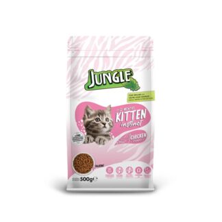 Jungle Kitten Chicken Premium Dry Cat Food 500gm