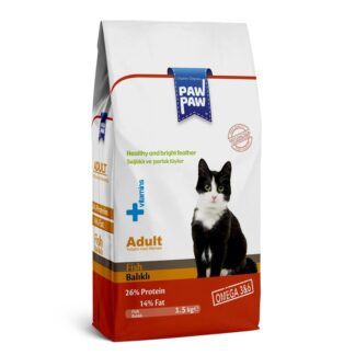 Paw Paw Dry Cat Food Fish 1.5KG