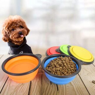 Cat/Dog portable travel food bowl
