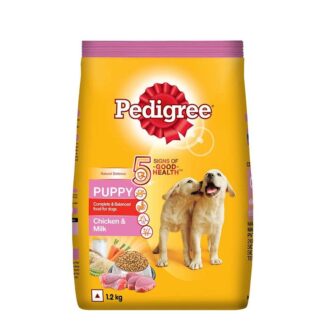 Pedigree Puppy Dry Dog Food, Chicken & Vegetables, 1.2kg Pack