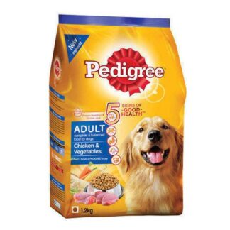 Pedigree Adult Dry Dog Food Chicken and Vegetables Flavor 1.2kg Pack