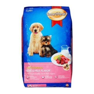Smart Heart Puppy Dog Food Beef & Milk 1.3Kg Pack
