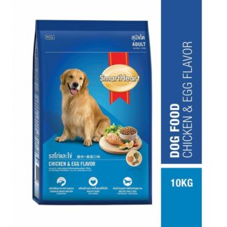 Smart Heart Adult Dry Dog Food Chicken & Egg Flavour 10Kg