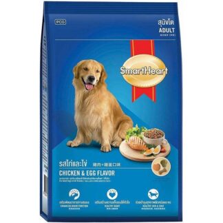 Smart Heart Adult Dog Food Chicken & Egg Flavor 20Kg Pack, Made in India