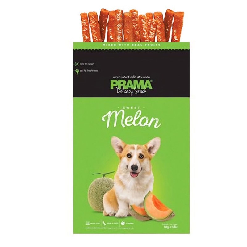 Prama Delicacy Snack Dog Treat Melon 70gm