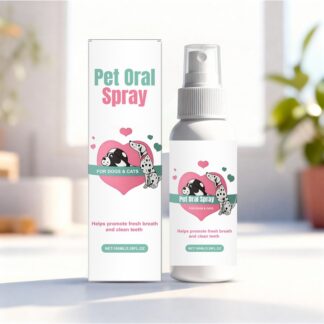 Pet Oral Spray - Cat & Dog Friendly Breath Freshener for Plaque Removal, Gum Protection & Teeth Care | Daily Pet Oral Hygiene