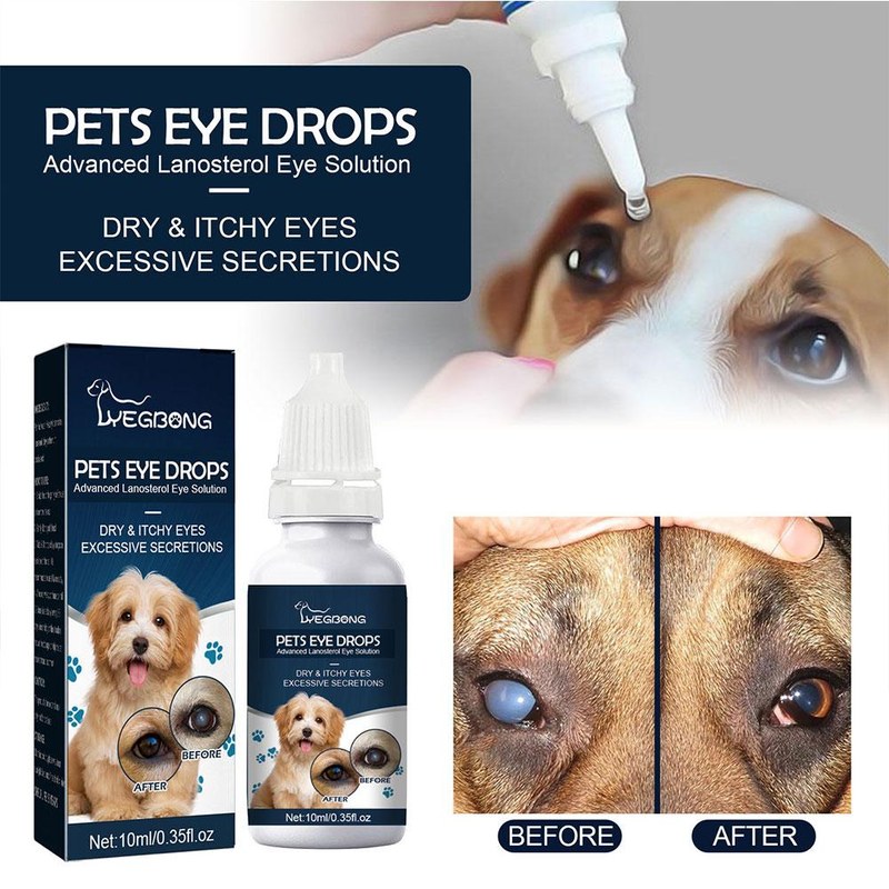 Universal Pet Eye Drops Effective Dogs Dirt Eliminate Drop Dog Eye Dryness Eliminate Drop Cats Hygiene Clean Products