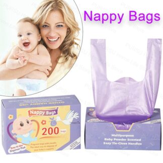 Portable Garbage Bag Disposable Nappy Bags Scented Hygiene Bags For Diaper Disposal Or Feminine Products Or Pet Waste Sacks