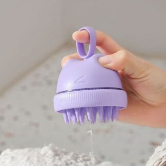 Bath Brush Tool Scrubbing Function Cat Bath Brush Wet and Dry Use Soft Bristles Dog Cleaning Brush Hanging Can Hold Pet Grooming Tool Animal Hygiene
