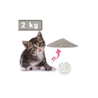 Loose Clumping Cat Litter THE ULTIMATE CHOICE FOR A HYGIENIC 2 kg