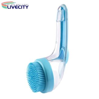 Suspension hole design: The end of this dog cleaning brush is designed with a suspension hole, which can be hung directly, dries quickly, is clean and hygienic, easy to carry, and 
