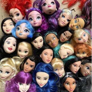 1/6 Princess Doll Heads Solid Girls Head For 30cm Body Kids DIY Toys Birthday