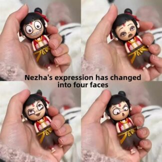 Nezha Change Face NeZha 2 Toys Press Change Face Model Statue Collection Desktop Decoration Ne Zha Pendant Birthday